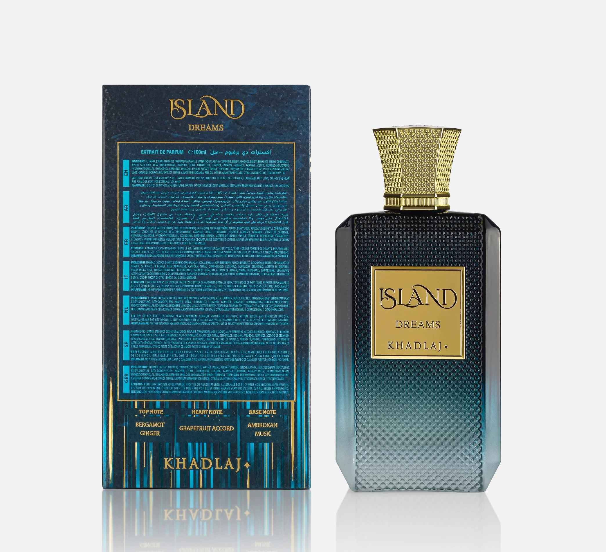  Khadlaj Island DREAMS 100ml Extrait De Parfum For Men And Women